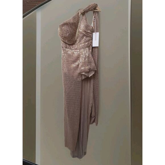 Modessa Couture Long Designer Evening Dress Size 6 Embellished Pink Dress - Picture 1 of 7